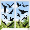 Qufiiry 37 Pack Anti-Collision Window Stickers for Birds, PVC Static