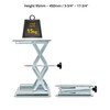 QWORK Lift Tables, 12"x12" Lab Scissors Jack, 304 Stainless Steel