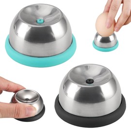 YALiya Pack of 2 Egg Piekers, Stainless Steel Egg Picker, Egg Picker for Piercing Eggs, Practical Tool for Opening Eggs for Kitchens, Restaurants and Bars (Black/Green)