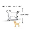 WJSYSHOP Chinese Rural Dog Shape Cookie Cutter