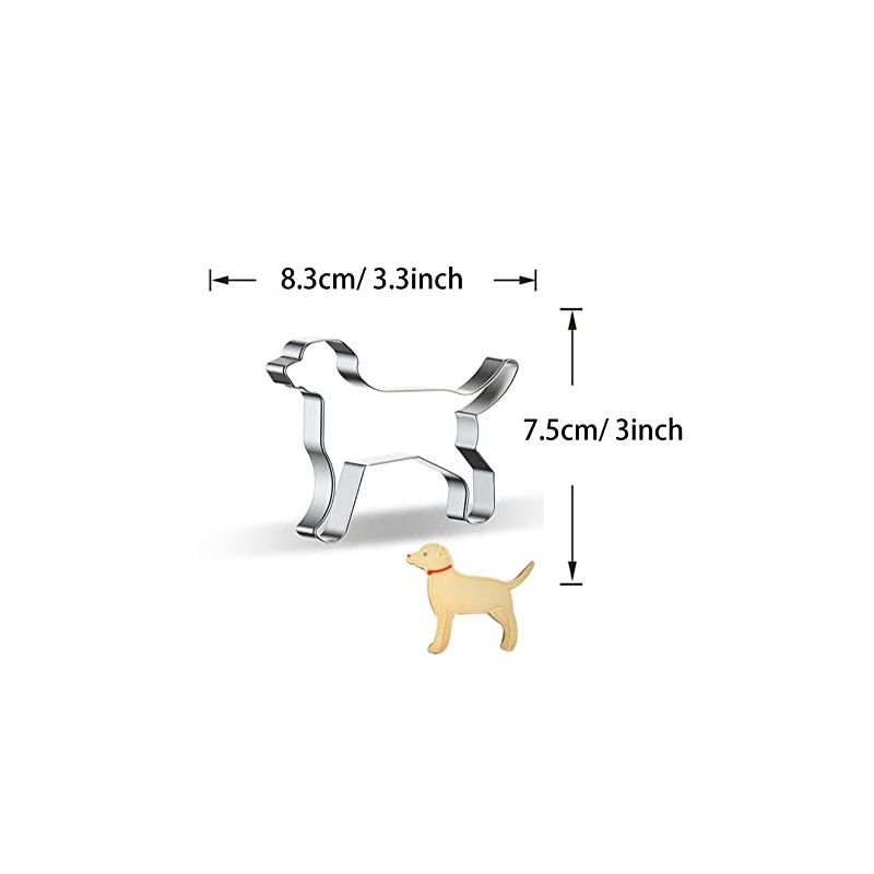 WJSYSHOP Chinese Rural Dog Shape Cookie Cutter