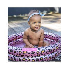 Swim Essentials. Air Mattress Swimming Mat for Pool (Children's Pool Panther Rose Gold)