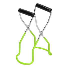 Pinzas para Levantar Tarros Elevador de Tarros con Mango para Cualquier Tamaño Tarros de Conservas Tarros de Vidrio Agarre Seguro Y Protegido(verde)