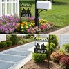 Metal Cat Address Sign, Home Numbers Plaque, Address Post Sign