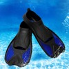 Men Women Swim Foot Fins Swimming Diving Open Heel Adjustable