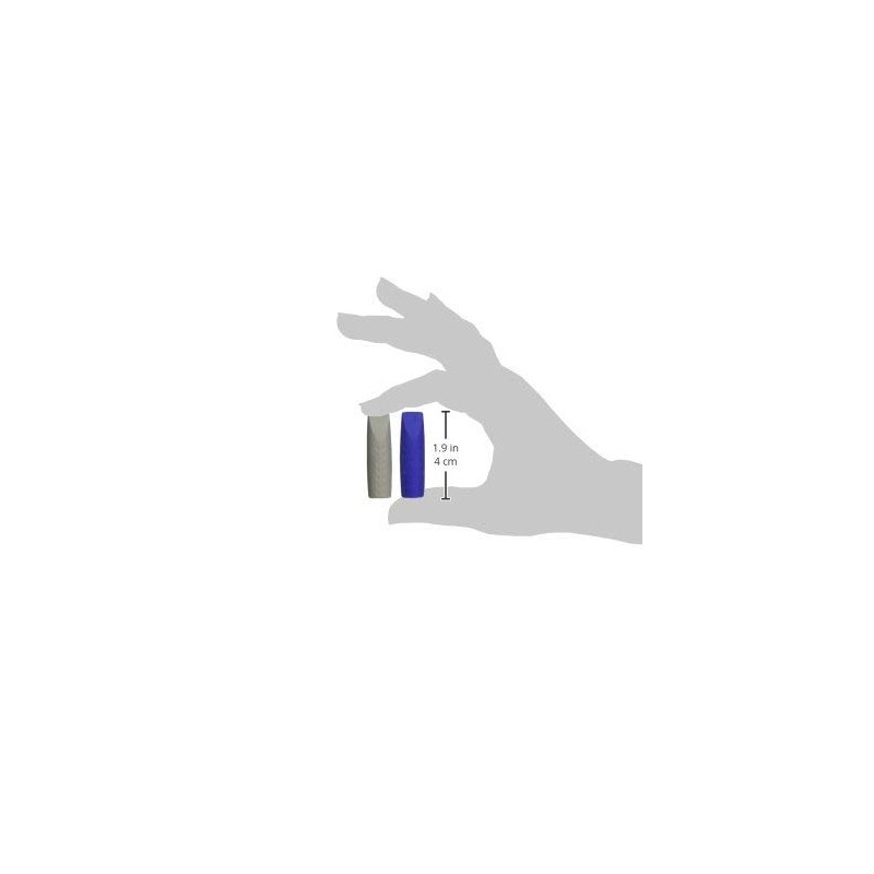 Faber-Castell Grip 2001 Eraser Cap Twin Pack - Coloured (Pack