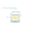 Butter Crock for Counter with Water, Ceramic French Butter Crock