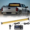 Nilight 144LED Traffic Advisor Strobe Light Bar with Controller Amber