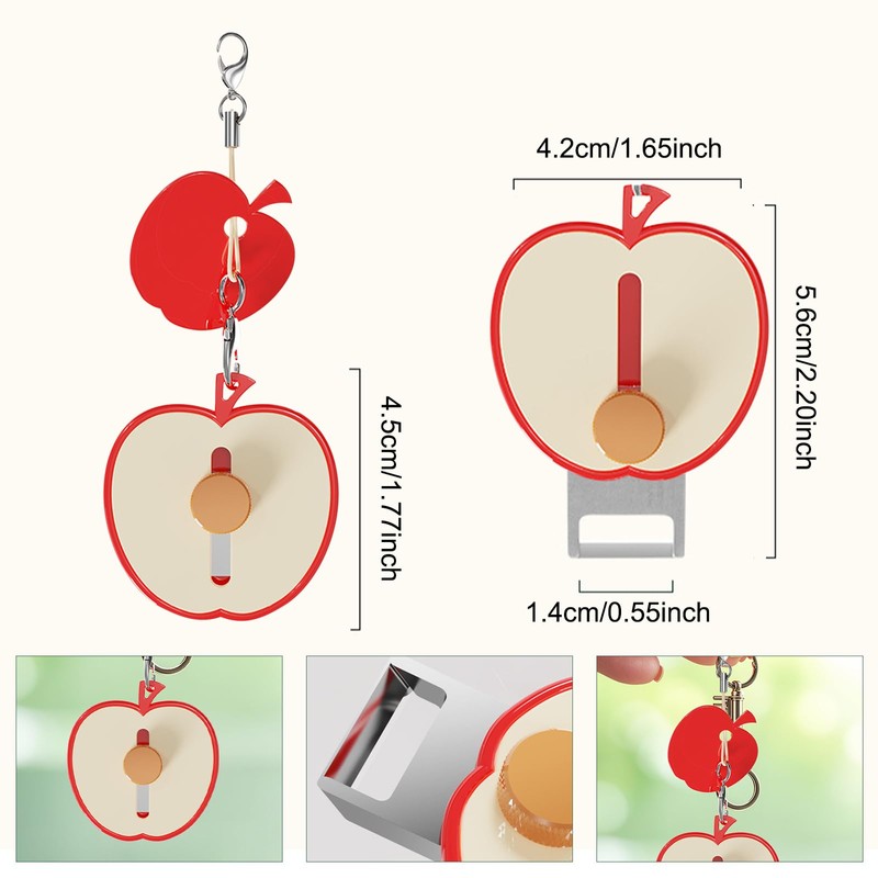 2Pcs Apple-Shaped Fruit Vegetable Peeler – 2025 New Stainless Steel