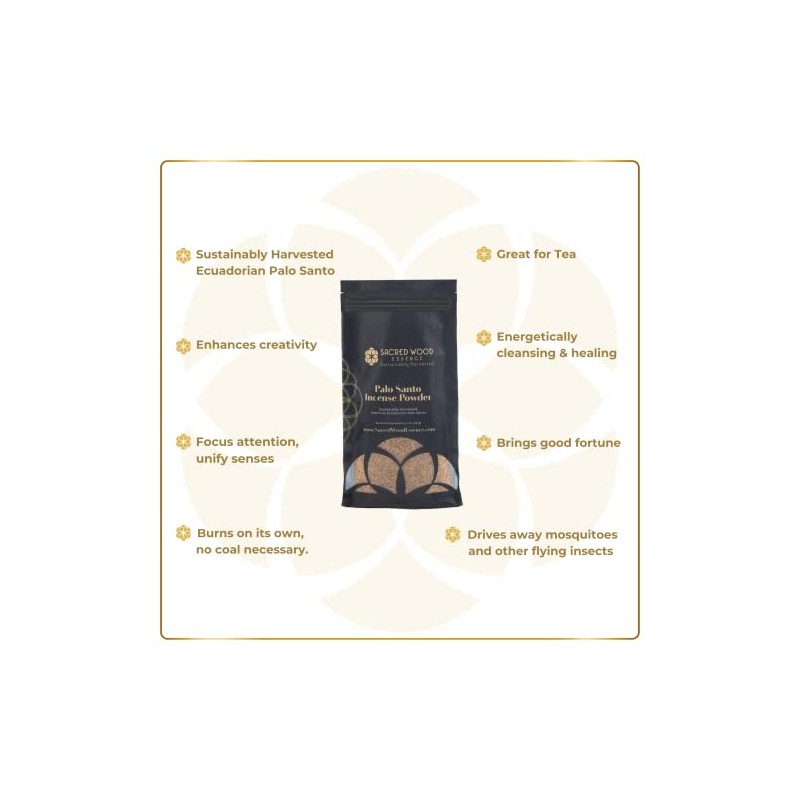 Sacred Wood Essence Palo Santo Incense Powder
