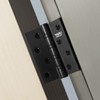 YAGU 3 Pack 4'' Door Hinges Brushed Black 4 x