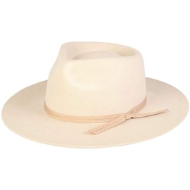 Lack of Color Unisex The Zulu Classic Wool Fedora (Ivory, Small (55 cm))