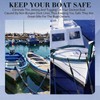 2 PK Blue Bungee Dock Lines for Boats 2FT with