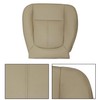 Priprilod Tan Leather Passenger Side Bottom Replacement Seat Cover Compatible