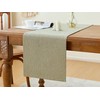 MAIBAOTA Sage Green Table Runner Boho Linen Farmhouse Rustic Table