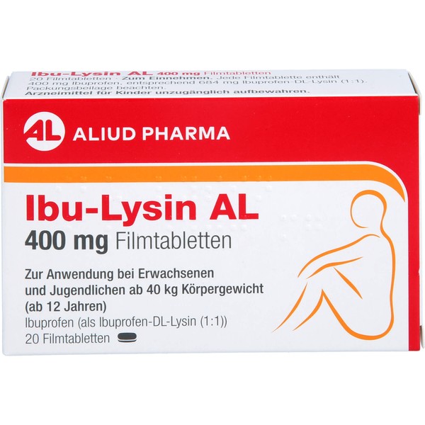 Nicht vorhanden Ibu Lysin Al 400mg Fta, 20 St FTA