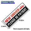 DUSCOKE Student Driver Magnet for Car, Please Be Patient Magnetic