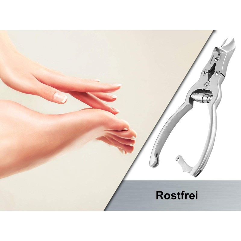 Professional Foot Care Head Cutter Nail Clippers with Double Gear