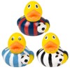 The Dreidel Company Soccer Rubber Duck Toy Sports Duckies for