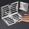 Side Drain 304 Stainless Steel Corrosion Resistance Thickened L Shape