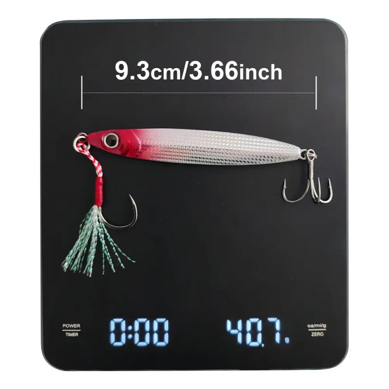 5pcs Jig 40g Señuelos Para Pescar Grante Lance Largo Mar