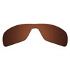 Alphax Dark Brown Polarized Replacement Lenses for Oakley Turbine Rotor