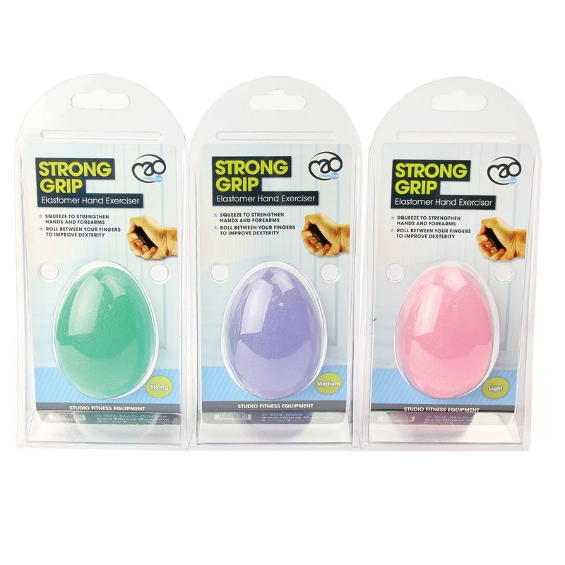 Fitness Mad Hand Therapy Eggs, Hand & Wrist Exerciser, 3