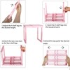 Adjustable Locker Shelf Pink Height and Width Adjustable Locker Organizer