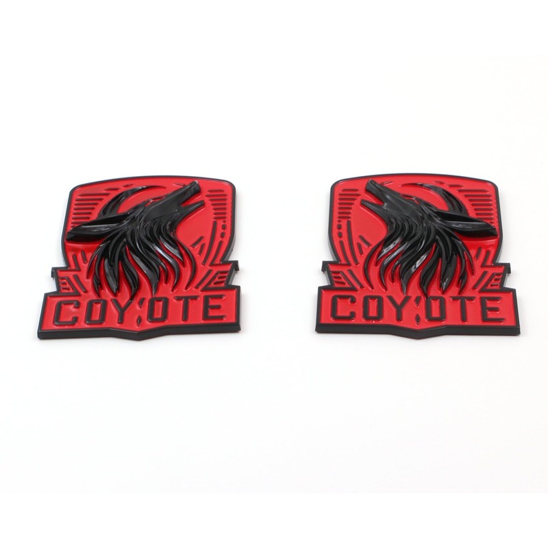 Mnneryss Pair Custom Dark Horse Style Coyote Emblems Door Left