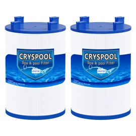 Cryspool® 07120 Filter Compatible with PD075-2000, C-7367, Dimension One 1561-00, FC-3059, 70759, AK-60035, 75 Sq. Ft Spa Filter Cartridge, 2 Pack