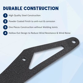 Samman 42 Inch Curved LED Light Bar Roof Rack Mounts, Upper Roof Light Bar Mounting Bracket Compatible with 2005-2015 Toyota Tacoma with Factory Roof Rack