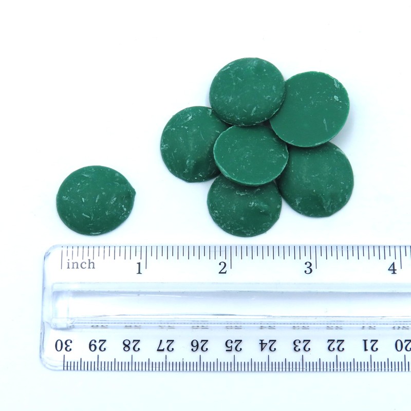 MERCKENS Coating Wafers, Dark Green Melting Chocolate, 5 Pound Package