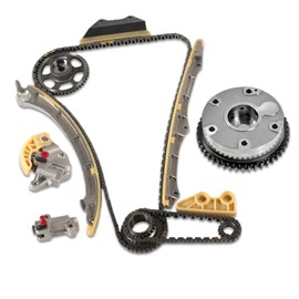 PANGOLIN Timing Chain Kit with Camshaft Adjuster Replacement for Honda Acura ILX Accord Civic Crosstour CR-V 2.4L 2008-2015 L4 Automotive CR-V Timing Chain Set, Replace OE 14510-R40-A01