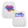 4 Colors Vibrant Heart Misery Studios Print Long Sleeve T