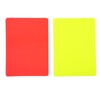 Akozon PVC Soccer Match Football Game Referee Red and Fluorescent