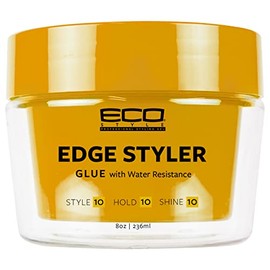Eco Style Professional Styling Gel Edge Styler Glue With Water Resistance 8 Fl Oz (Pack of 1)