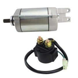 superstarterstore Starter Replacement for Honda TRX650FA FourTrax Rincon 650 2003-2005 with Relay