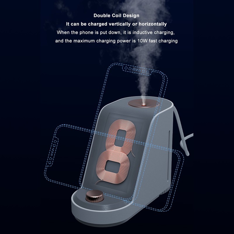 Aroma Humidifier Quiet Large Mist Volume Desktop Aromatherapy Humidifier with