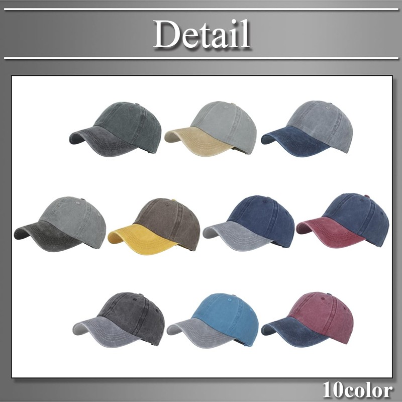 Buzz Selection Cap355 Hat, Plain, Simple, Brim Cap, Stylish, Cool,