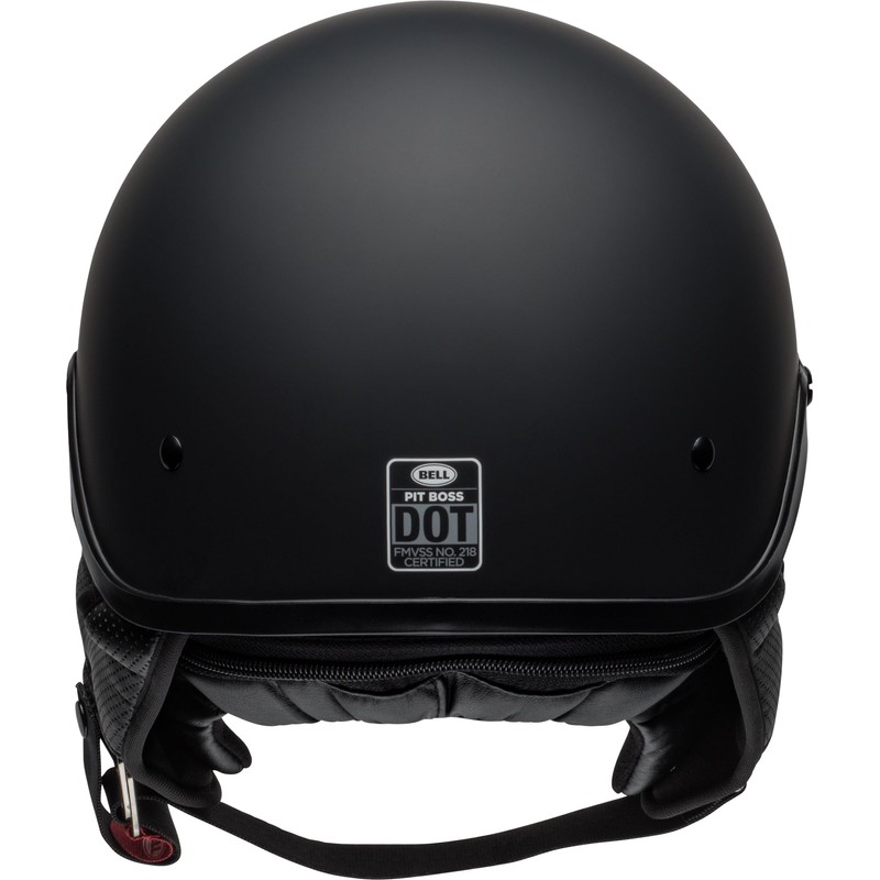 Bell Pit Boss Open-Face Motorcycle Helmet (Solid Matte Black, XXX-Large)