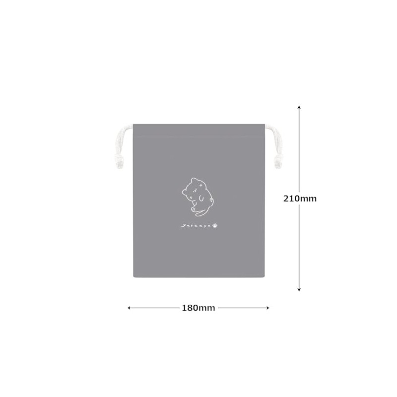 Kamio Japan 223565 YURUNYA Medium Drawstring Drawstring with Gusset, Girls