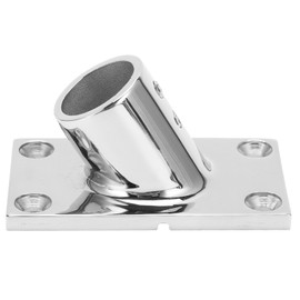 Boat Handrail Base Fitting Stainless Steel 60 Degree Rectangular Boat Hand Rail Fitting25mm/1in