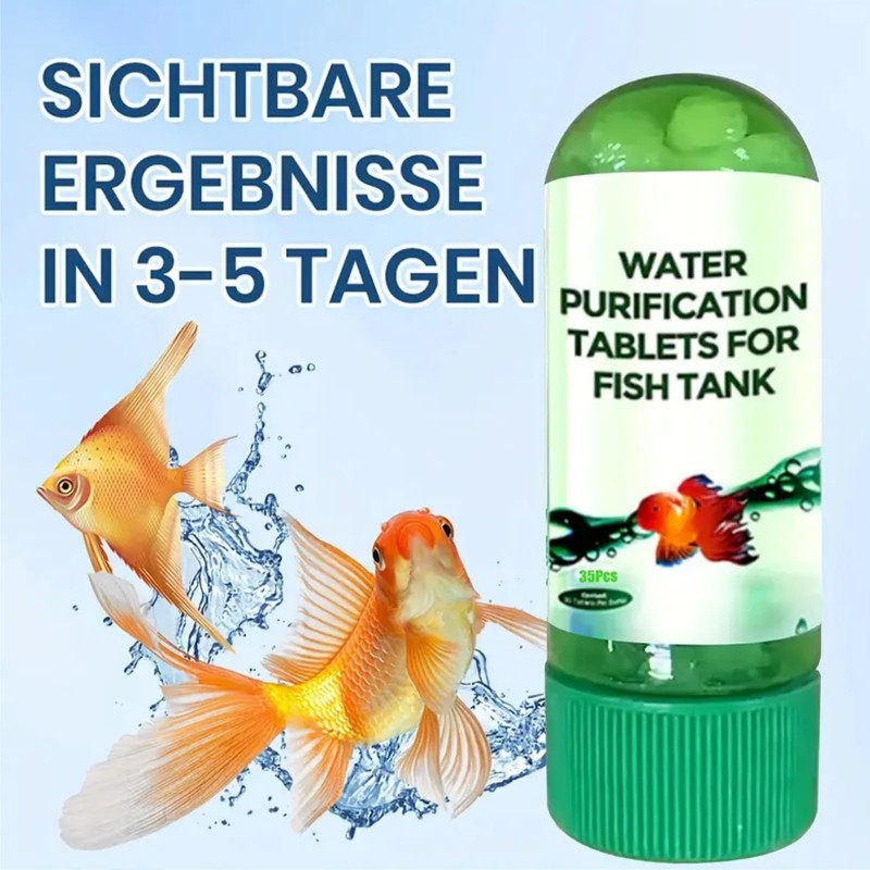 3PCS Powerful Aquarium Water Purification Tablet,Fast Water Purification,Portable Aqua Water