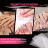 60pcs Silk Fiberglass Nail Extensions Silk Fiberglass Gel Set Nail