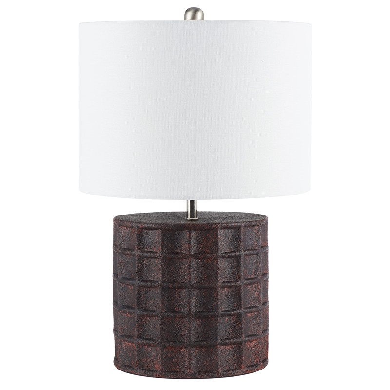 SAFAVIEH Lighting Collection Welsh Modern Rust 21-inch Table Lamp (LED