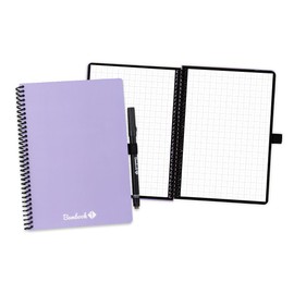 BAMBOOK Colourful Notebook - Purple - A5 - Graphs