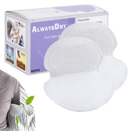 Juformin 40 PCS Underarm Sweat Pads Premium Disposable Armpit Sweat Pads for Women Men Comfortable Sweat Shield Fight Hyperhidrosis Underarm Protection