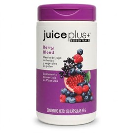 JuicePlus+ | Berry Blend | Mezcla de 12 Frutos Rojos y Bayas | Con Vitaminas y Fibra | Frambuesa, Mora, Arándano, Granada y Uva Concord | Suplemento Alimenticio | 120 Cápsulas