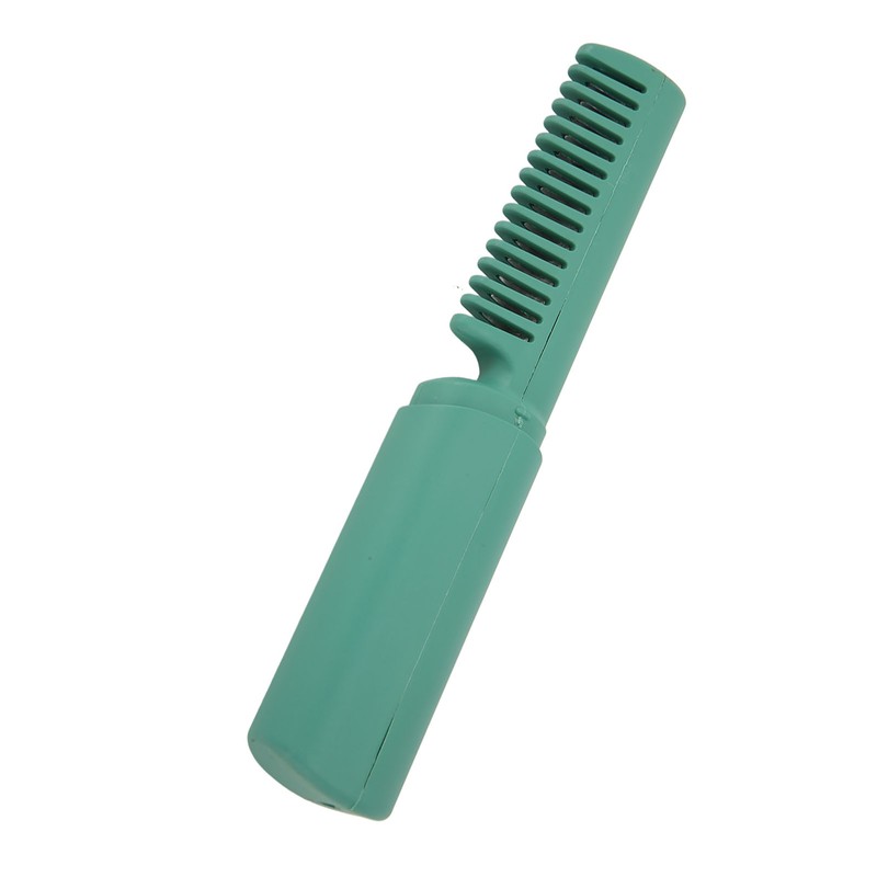 Mini Hair Straightener Brush Wireless Portable Ergonomic Handle Fast Warming