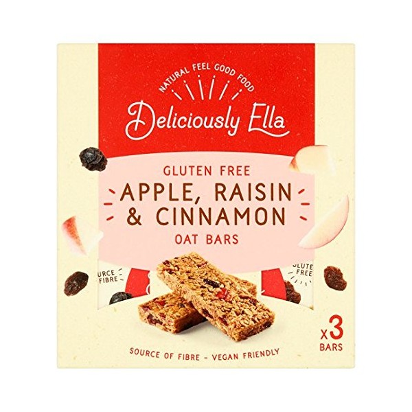 Deliciously Ella Apple And Raisin Oat Bar 50G X 3